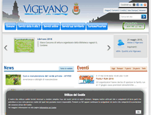 Tablet Screenshot of comune.vigevano.pv.it